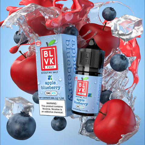 Apple Blueberry Nic Salts 30ml | BLVK Fuji