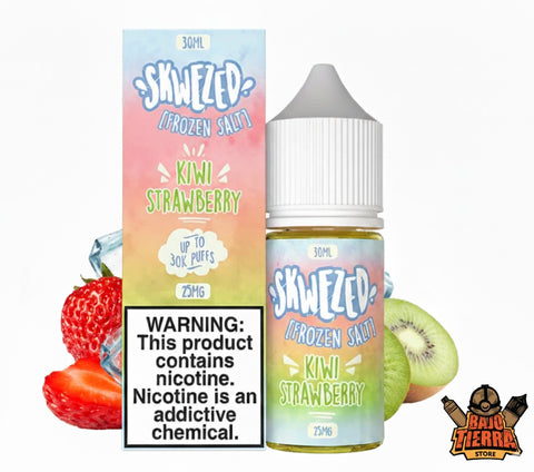 Kiwi Strawberry Frozen Nic Salts 30ml | Skwezed