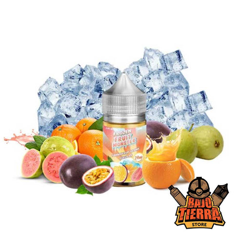 Passion Fruit Orange Guava Ice Nic Salt 30ml | Fruit Monster E-Liquid
