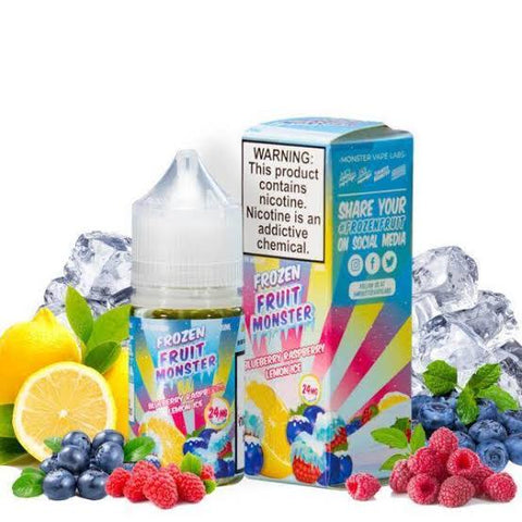 Blueberry Raspberry Lemon Nic Salt 30ml | Fruit Monster E-Liquid .