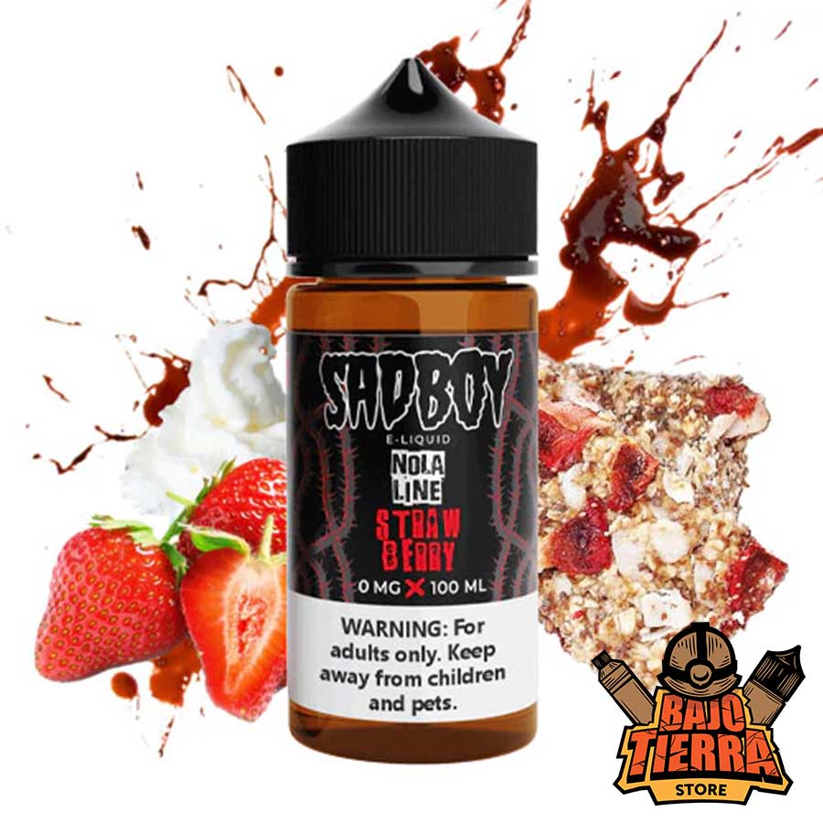 Nola Strawberry 100ml | Sad Boy Series – Bajo Tierra Store