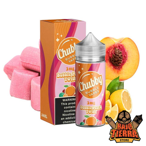 Bubble Peachtwist 100ml. | Chubby Bubble