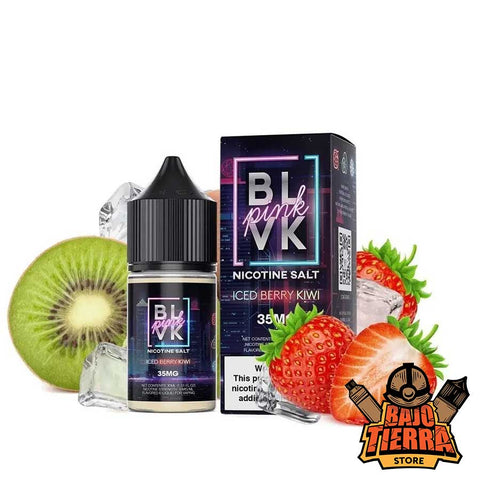 Strawberry Kiwi Ice Nic Salts 30ml | BLVK PINK