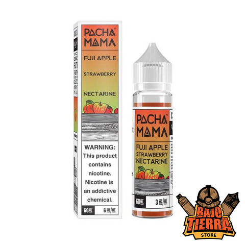 Fuji Apple Strawberry Nectarine 60ml | Pachamama E-Liquids . - Bajo Tierra Store