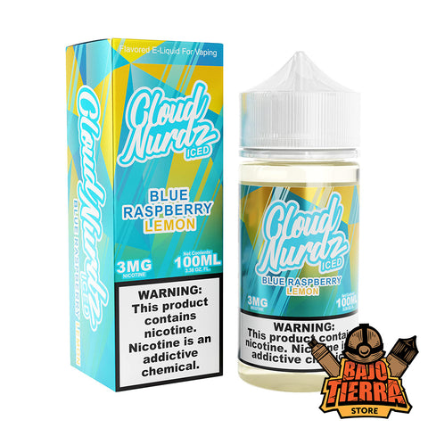 Blue Raspberry Lemon Iced 100 ml | Cloud Nurdz eJuice - Bajo Tierra Store