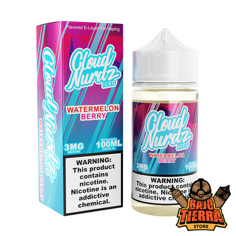 Watermelon Berry Iced 100 ml | Cloud Nurdz eJuice - Bajo Tierra Store