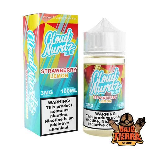 Strawberry Lemon Iced 100 ml | Cloud Nurdz eJuice - Bajo Tierra Store