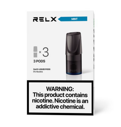RELX Pod cartucho pre- llenado (3pz) | RELX - Bajo Tierra Store