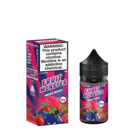 Mixed Berry Nicotine Salt 30ml | Fruit Monster E-Liquid - Bajo Tierra Store