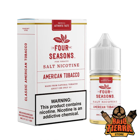 American Tobacco Salt Series 30ml | Four Seasons - Bajo Tierra Store