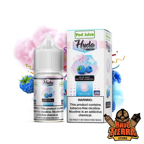 Blue Razz Cotton Nic Salts 30ml | Pod Juice - Bajo Tierra Store