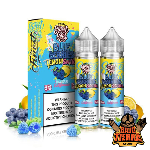 Blue-Berries Lemon Swirl 60 ml | Finest Sweet & Sour Series - Bajo Tierra Store