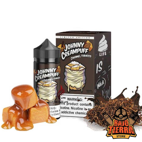 Caramel Tobacco Johnny Creampuff 100ml | Tinted Brew