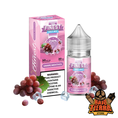 Grape Menthol Nic Salts 30ml | Finest SaltNic Series - Bajo Tierra Store