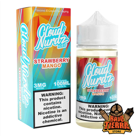 Strawberry Mango Iced 100 ml | Cloud Nurdz eJuice - Bajo Tierra Store