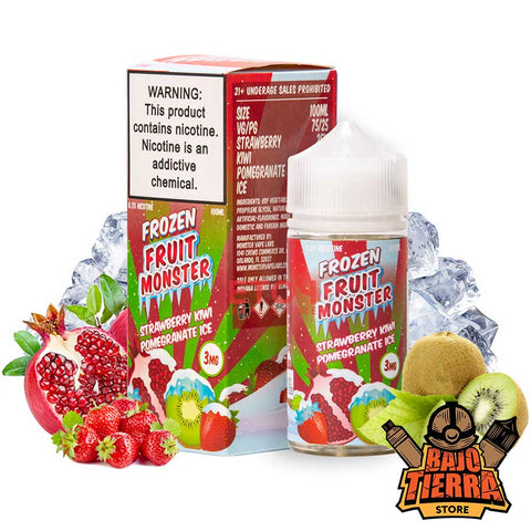 Strawberry Kiwi Pomegranate Ice 100ml |  Fruit Monster E-Liquid