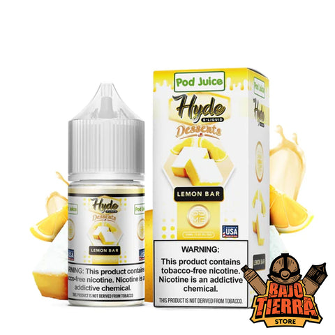 Lemon Bar Nic Salts 30ml | Pod Juice - Bajo Tierra Store