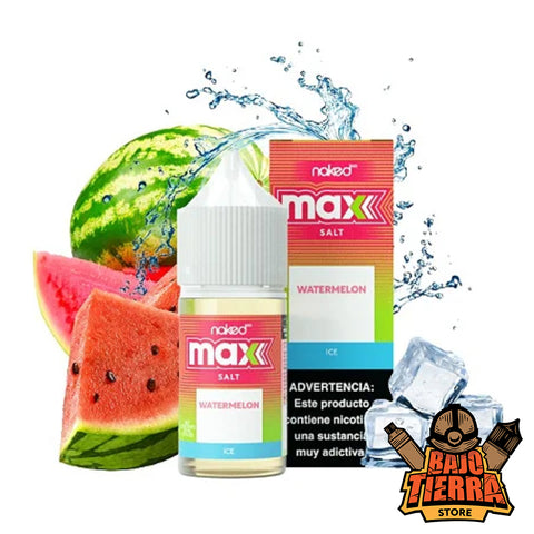 Max Watermelon Ice Nic Salts 30ml | Naked Max - Bajo Tierra Store