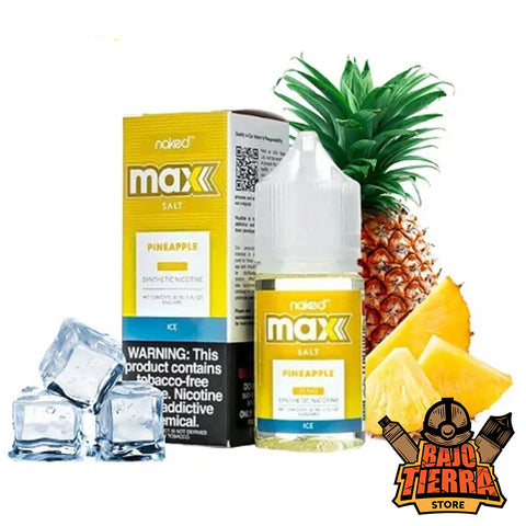 Max Pineapple Ice Nic Salts 30ml | Naked Max - Bajo Tierra Store