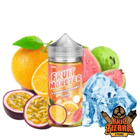 Passionfruit Orange Guava On Ice 100ml | Fruit Monster E-Liquid - Bajo Tierra Store