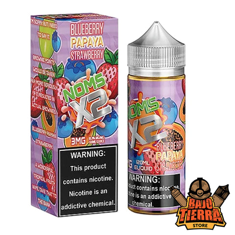 Blueberry Papaya Strawberry 120ml Noms X2 | Lotus Vaping - Bajo Tierra Store