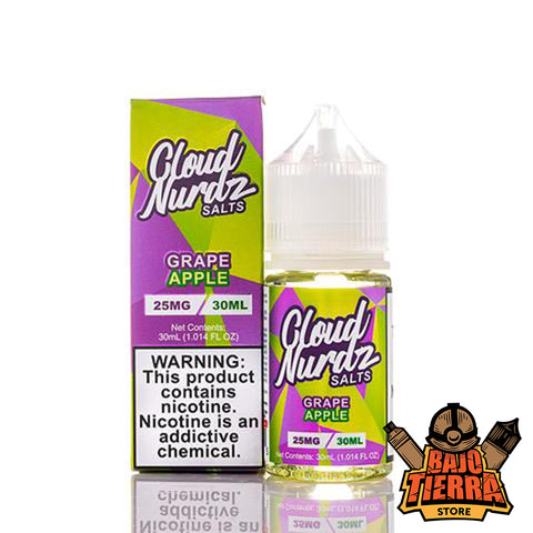 Grape apple Nic Salts 30ml | Cloud Nurdz - Bajo Tierra Store