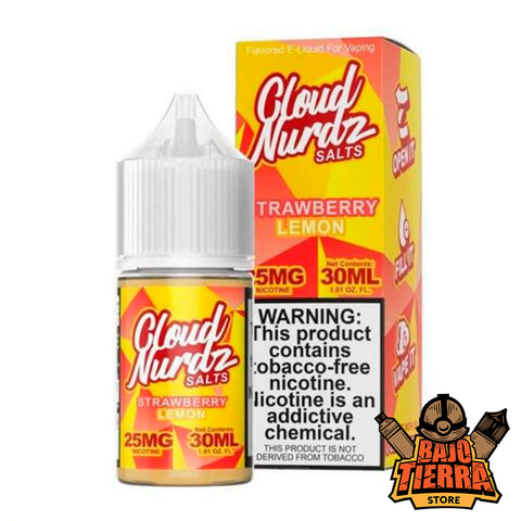 Strawberry lemon Nic Salts 30ml | Cloud Nurdz - Bajo Tierra Store