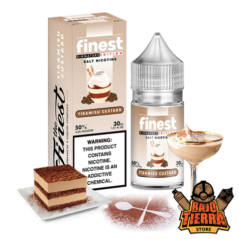 Tiramisu Custard Nic Salts 30ml | Finest SaltNic Series - Bajo Tierra Store